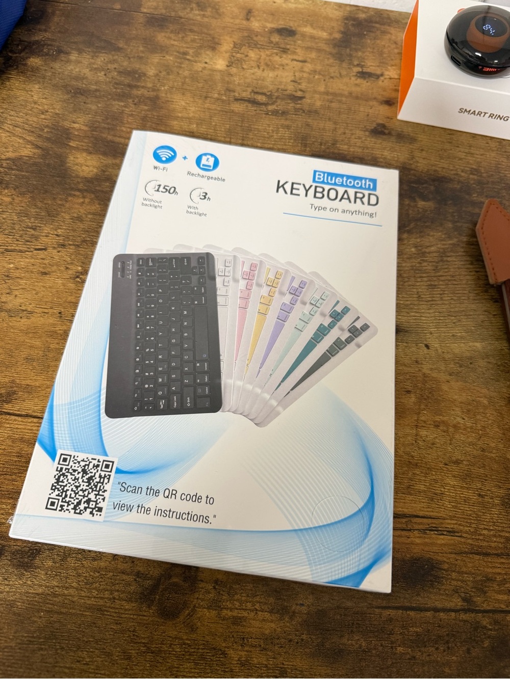 Bluetooth Wireless Slim Keyboard - Black